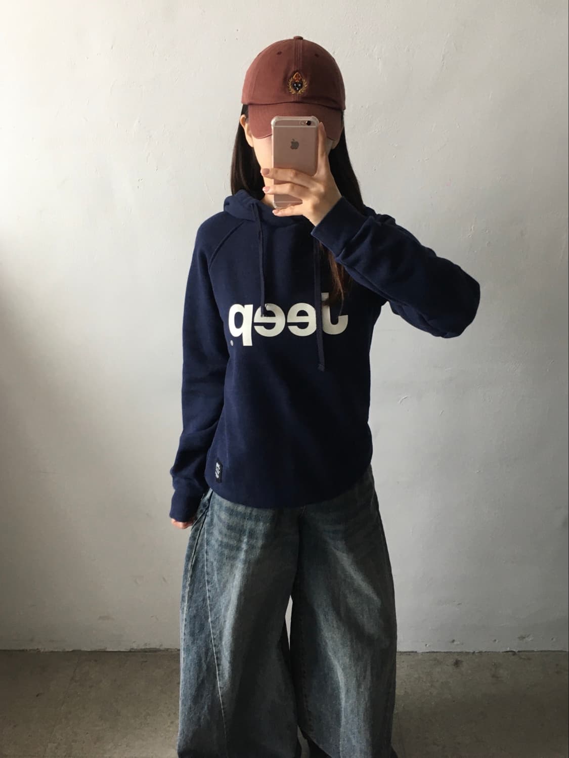 지프 빅로고 후드티 상품이미지1
