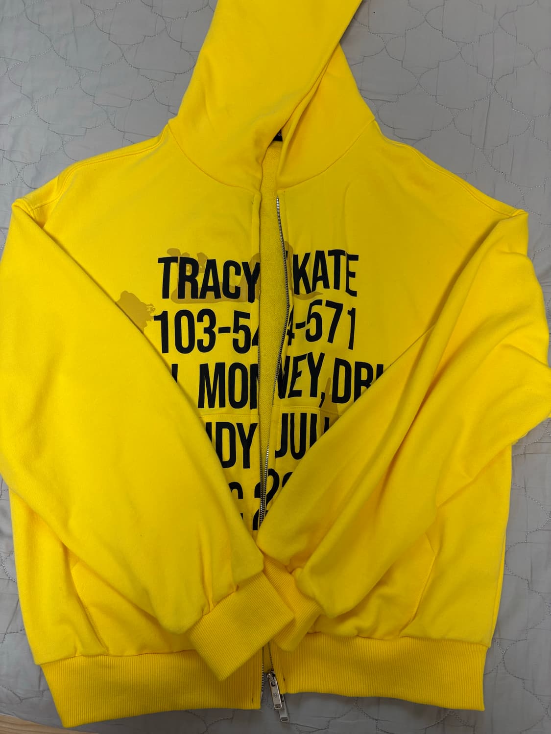 파코서플라이 옐로우 후드집업 상품이미지2