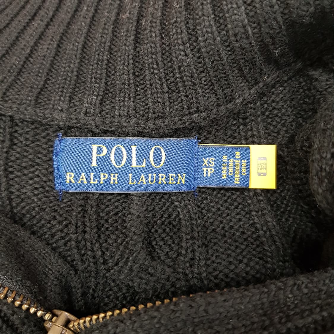 폴로 랄프로렌  케이블 코튼 하프집업 니트 XS사이즈 상품이미지5