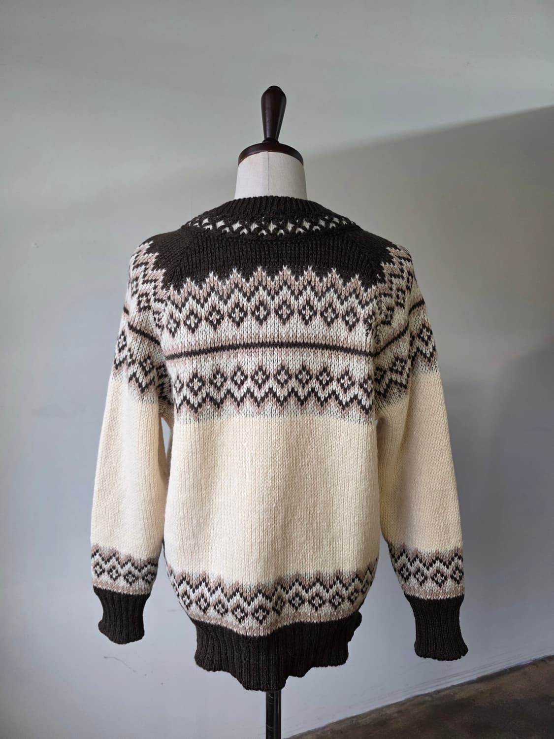 노르웨이 노르딕 니트 가디건 상품이미지4