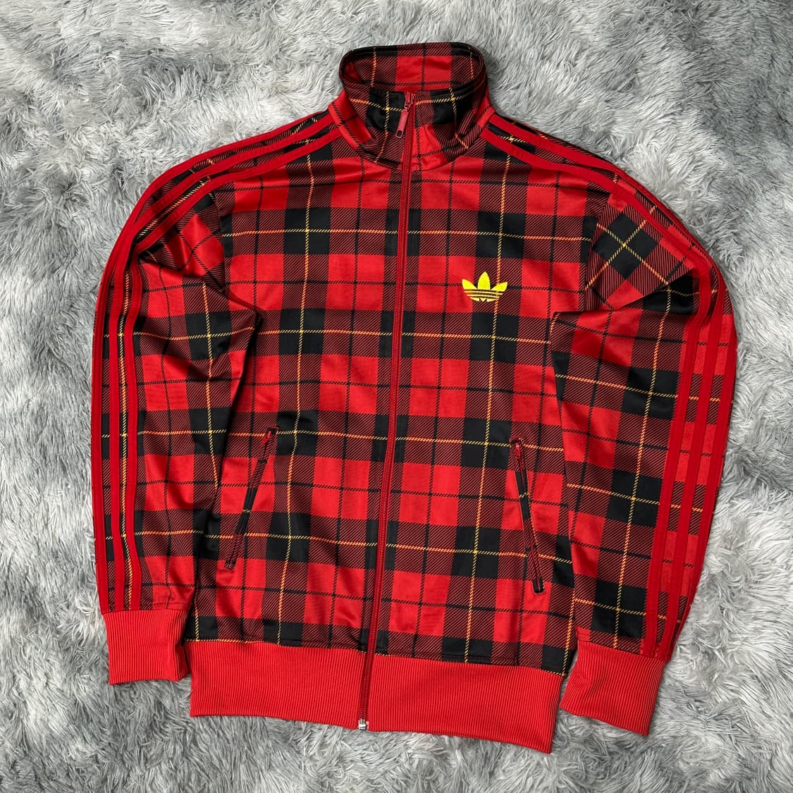 아디다스 파이어버드 타탄체크 트랙탑 m 상품이미지1