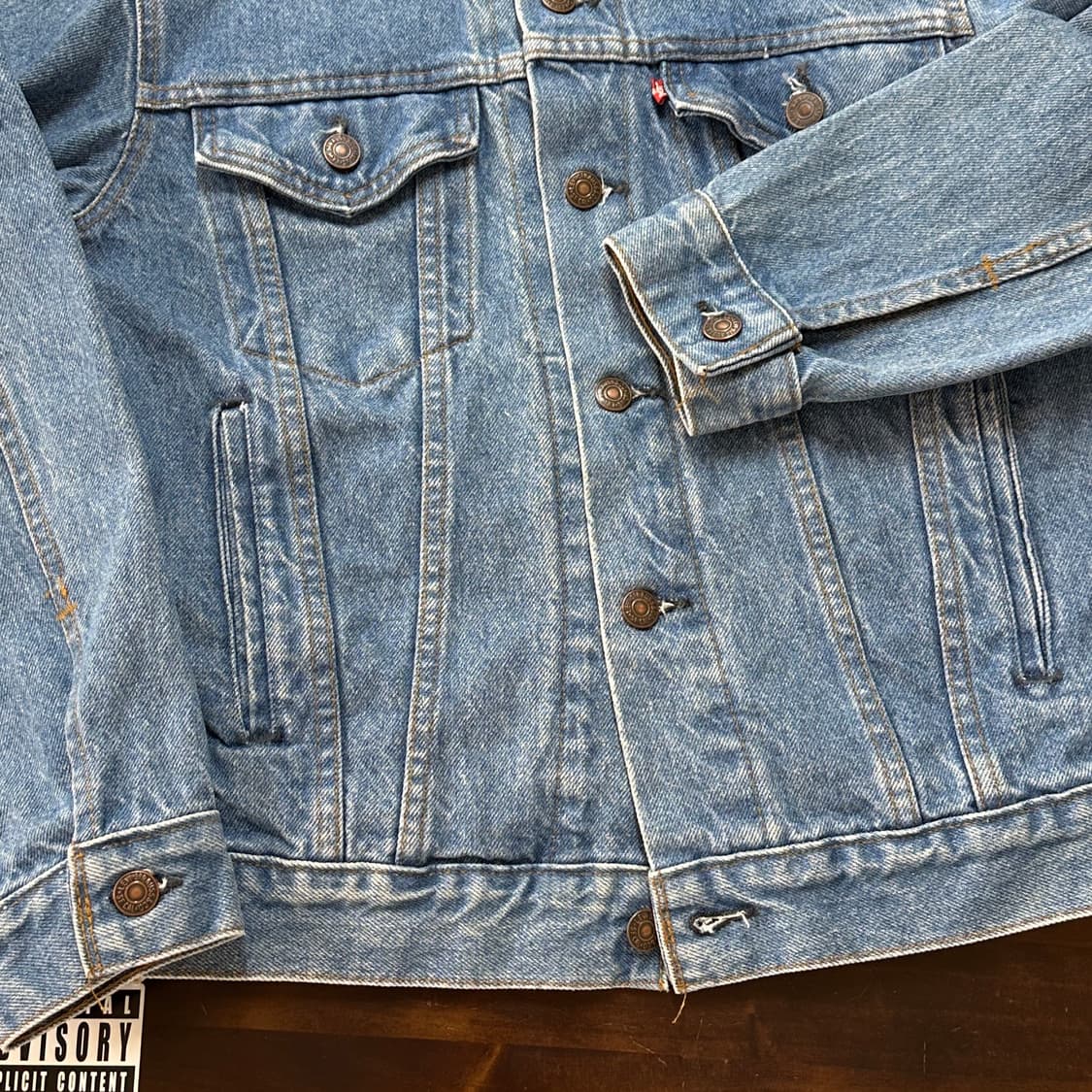 80s USA 리바이스 데님 트러커 자켓 38(M) 상품이미지4