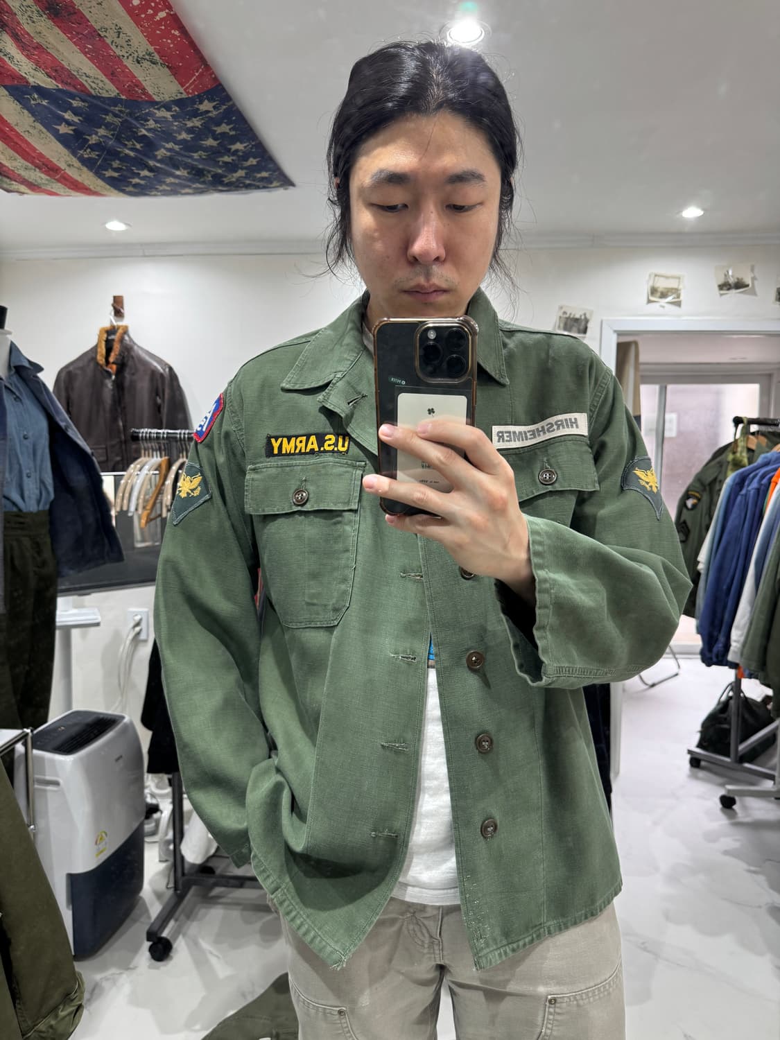 US Army 1세대 OG 107 셔츠 상품이미지9