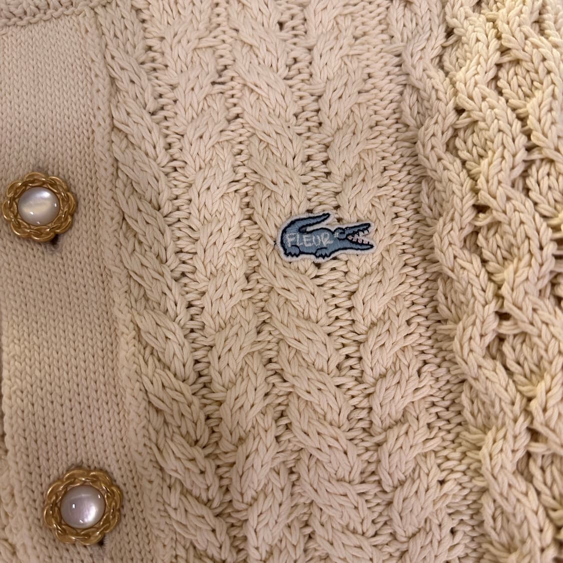 GOLF LE FLEUR x LACOSTE 골프 라코스테 가디건 상품이미지4
