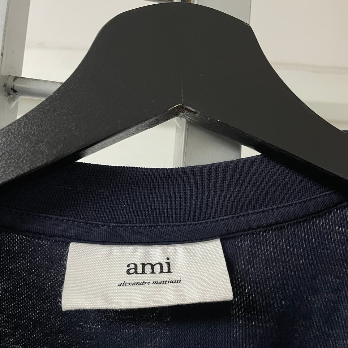 AMI 아미 반팔 티셔츠 네이비 M(W) 상품이미지5