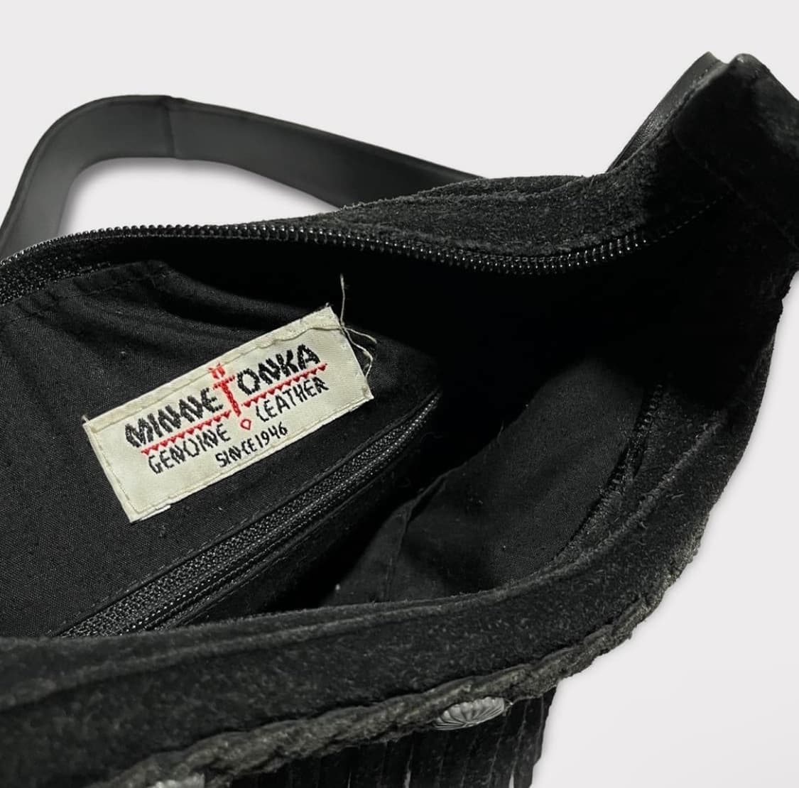 미네통카 프린지 크로스백-블랙 상품이미지6