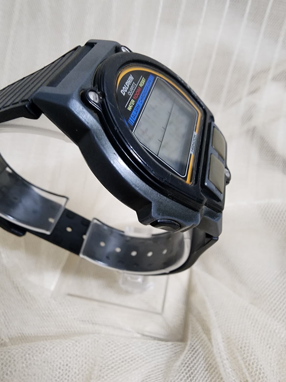 빈티지 80's 오리지널 한독 돌핀 전자시계 상품이미지4