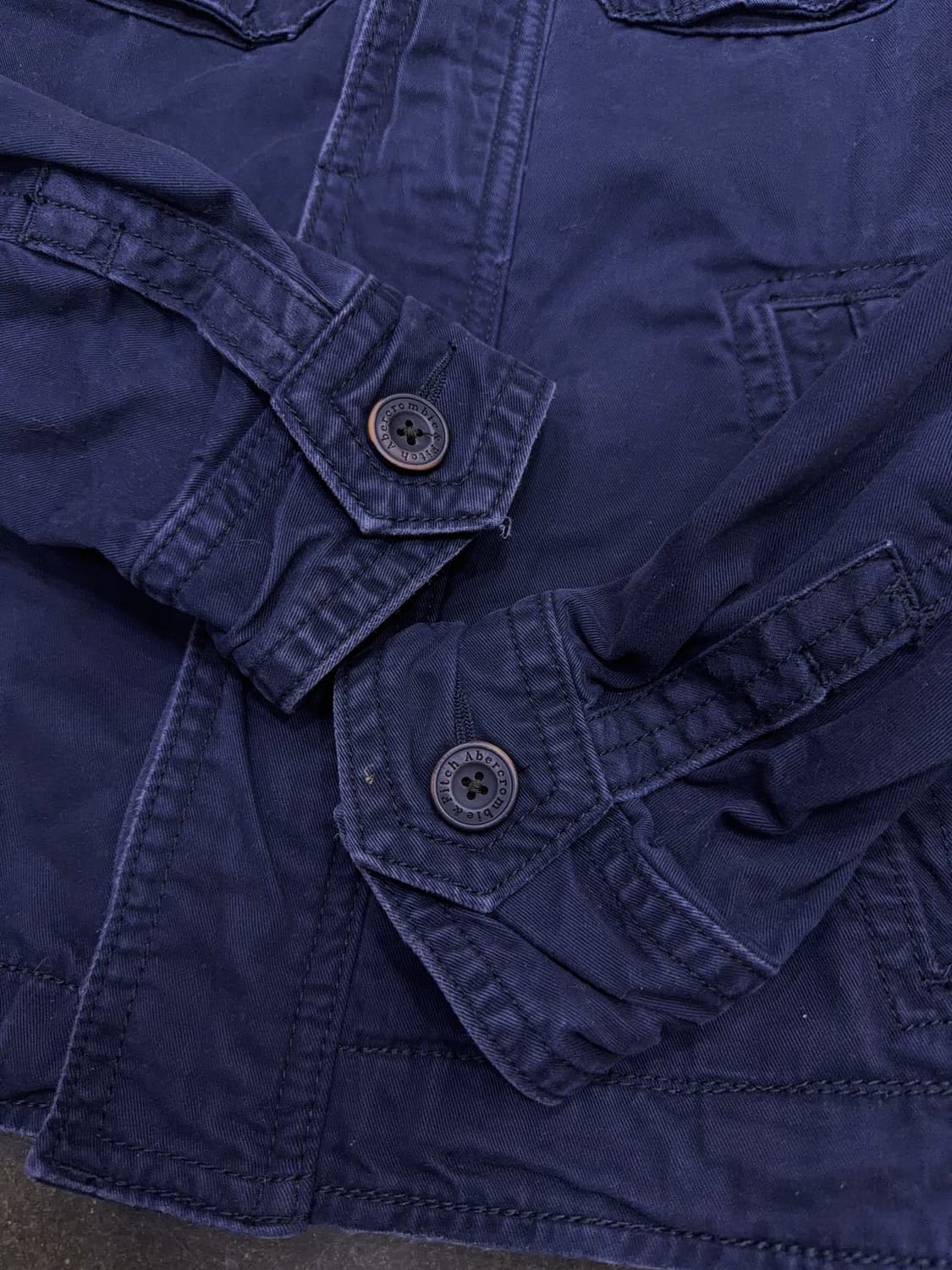 아베크롬비 센티넬 빈티지 밀리터리 야상 자켓 네이비 M 상품이미지8
