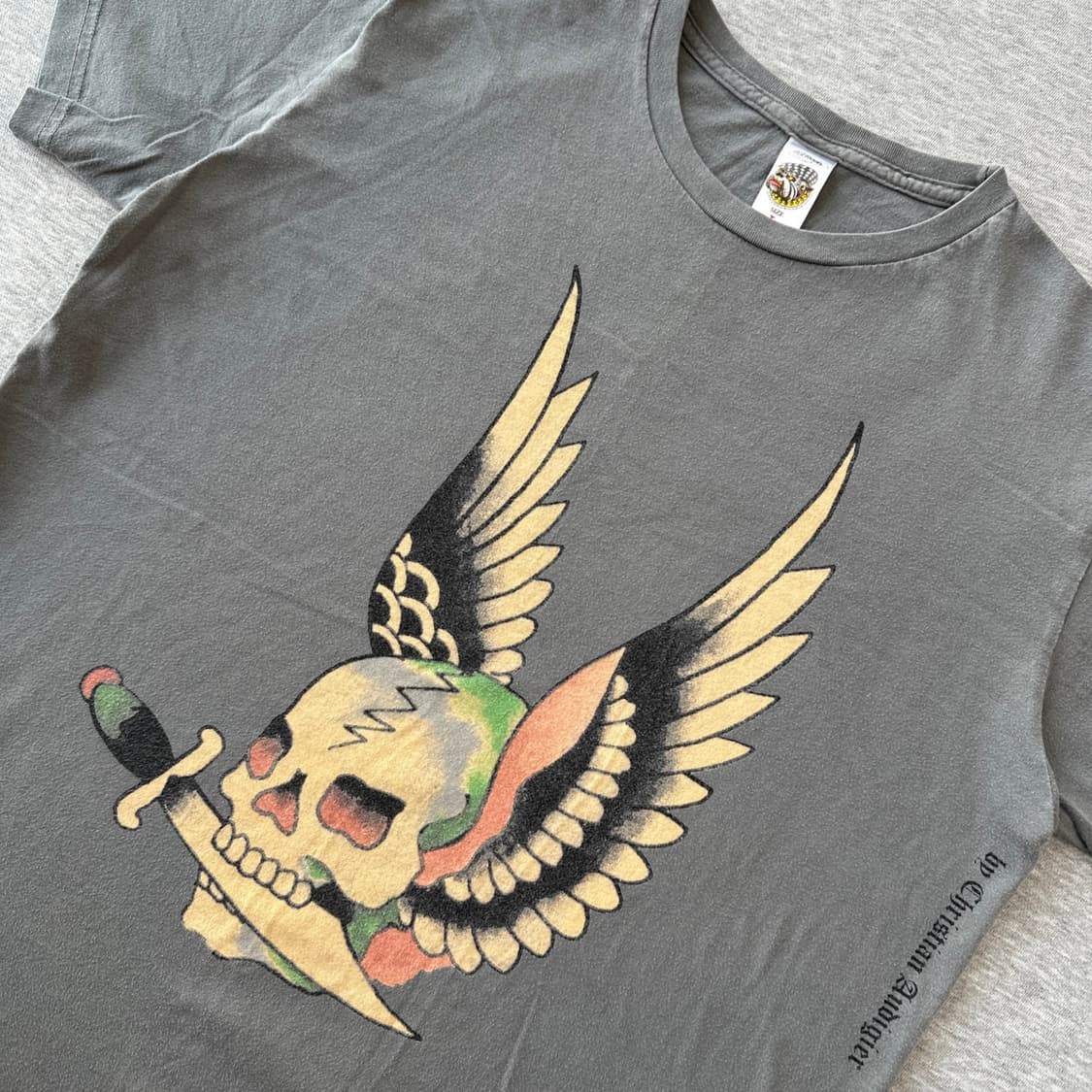 [L] 빈티지 에드하디(Ed Hardy) USA제 타투 그래픽 티셔츠 상품이미지3