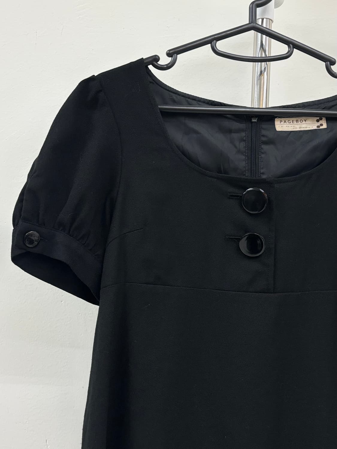 빈티지 블랙 울 원피스 상품이미지6