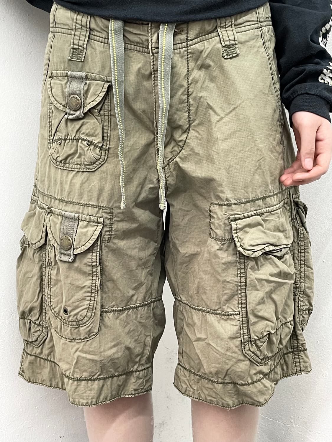 멀티포켓 카키 카고팬츠 상품이미지7