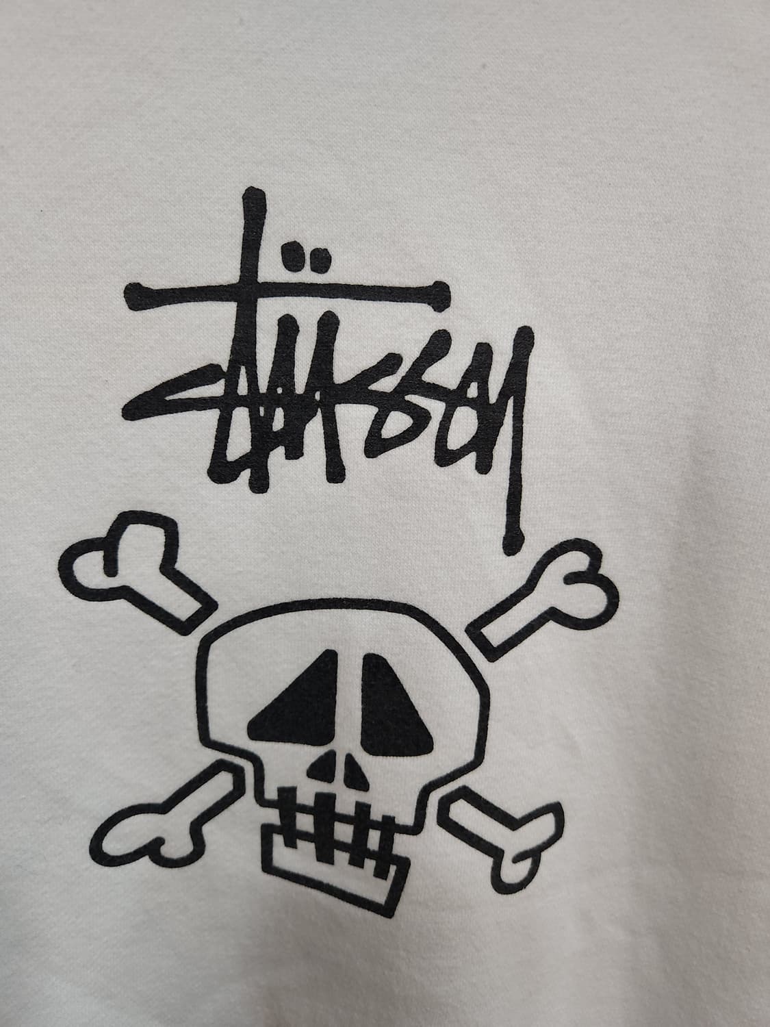 스투시 90s 빅스컬 화이트 기모 맨투맨 stussy 상품이미지3