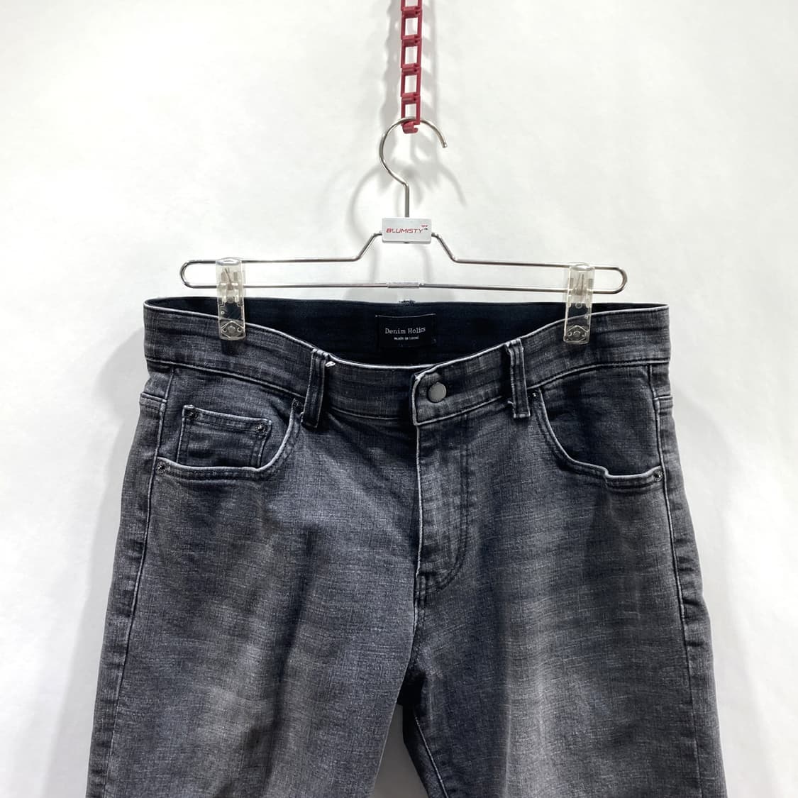 denim holics 남성데님팬츠 블랙 밴딩 34  상품이미지2