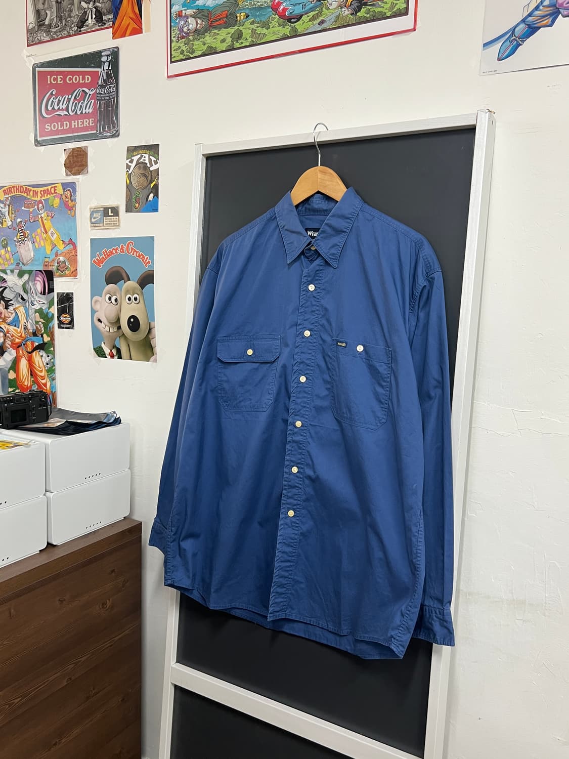 Wrangier 랭글러 코튼 워크웨어 셔츠 상품이미지1