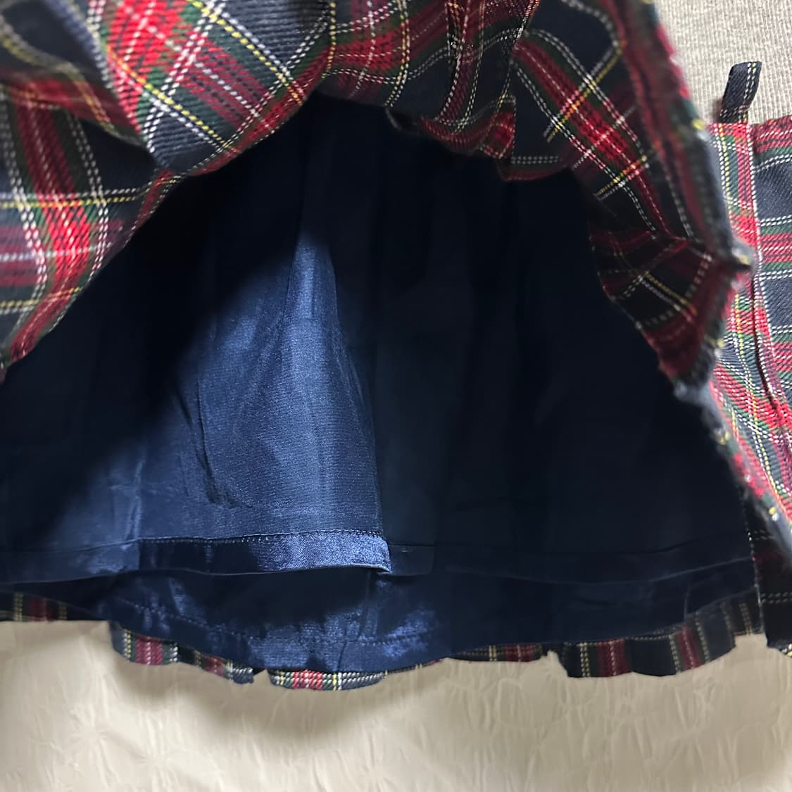 빈티지 lizlisa doll 리즈리사돌 펑크 타탄 체크 스커트 상품이미지2