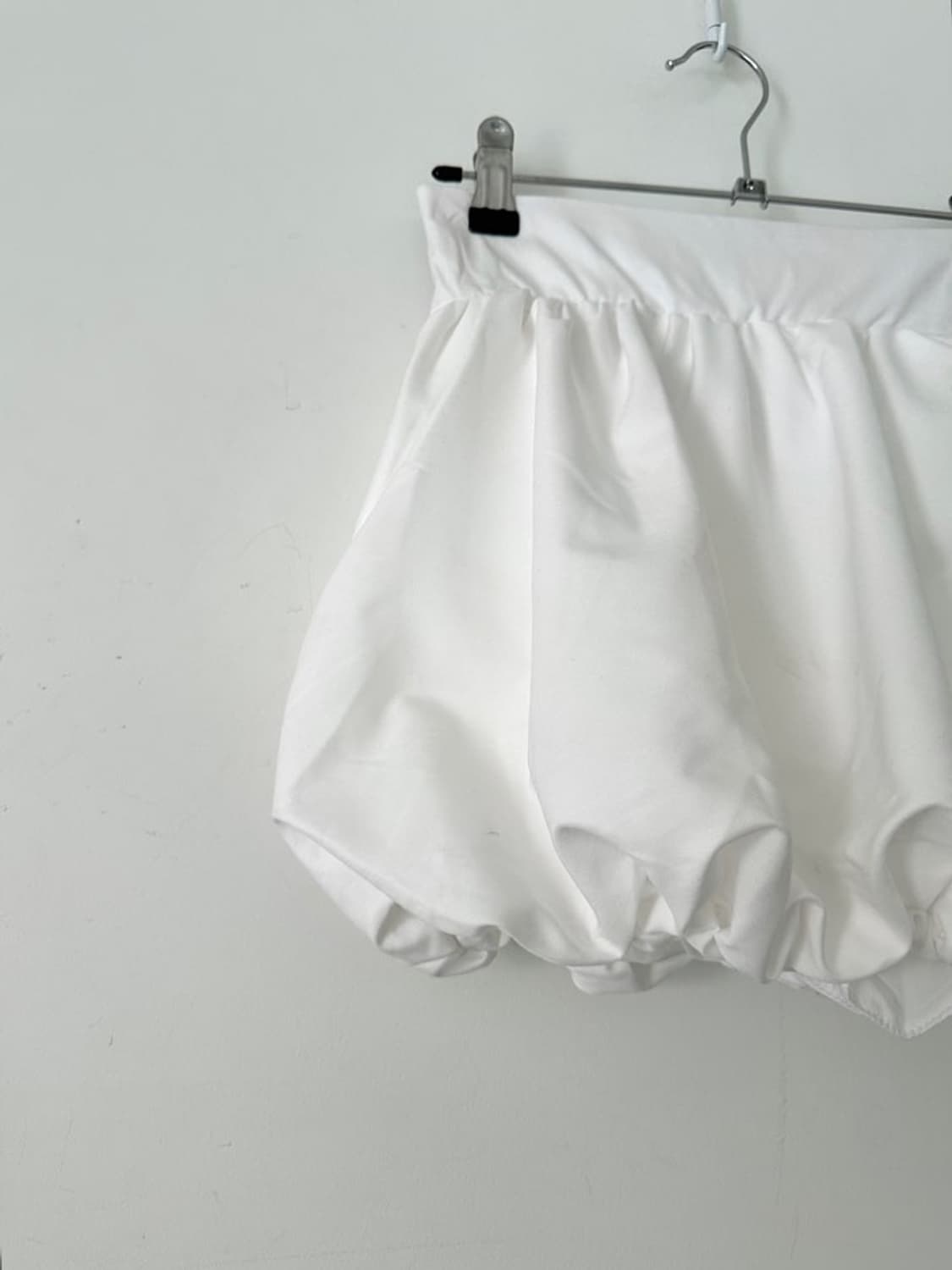 Ballon mini skirt / white 상품이미지5