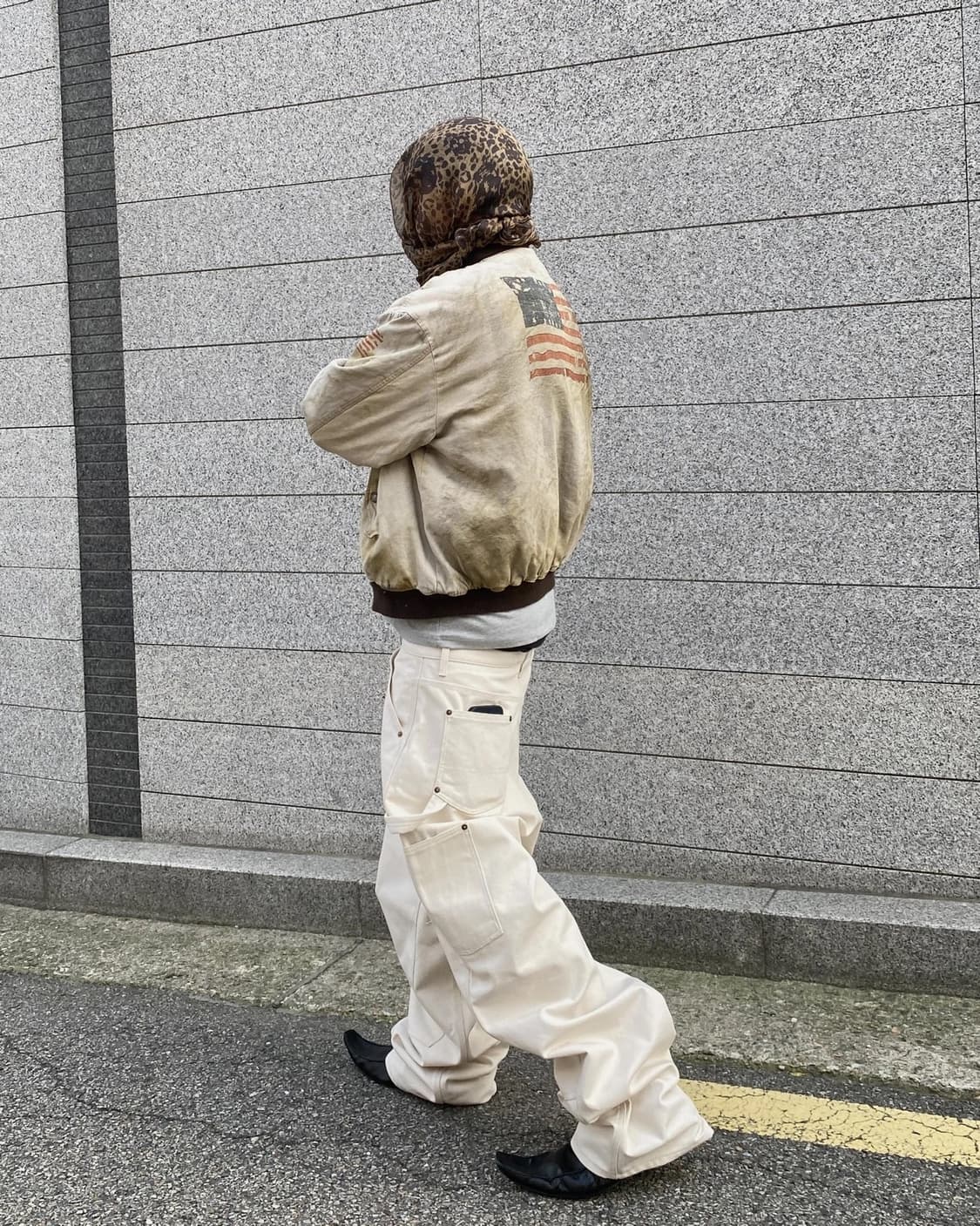 언더마이카 퓨어 하드스톤  카펜터 팬츠 아이보리 - 24FW 상품이미지4