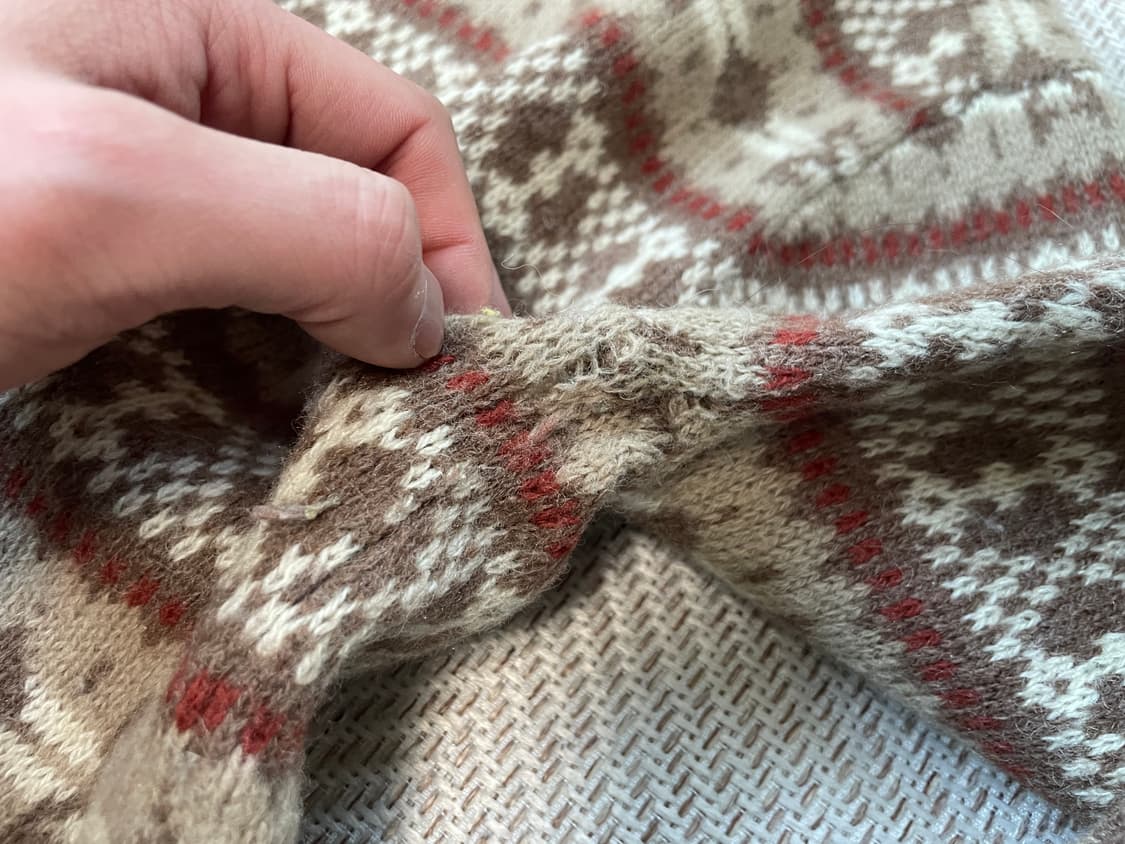 빈티지 노르딕 페어아일 니트  J03799 상품이미지9