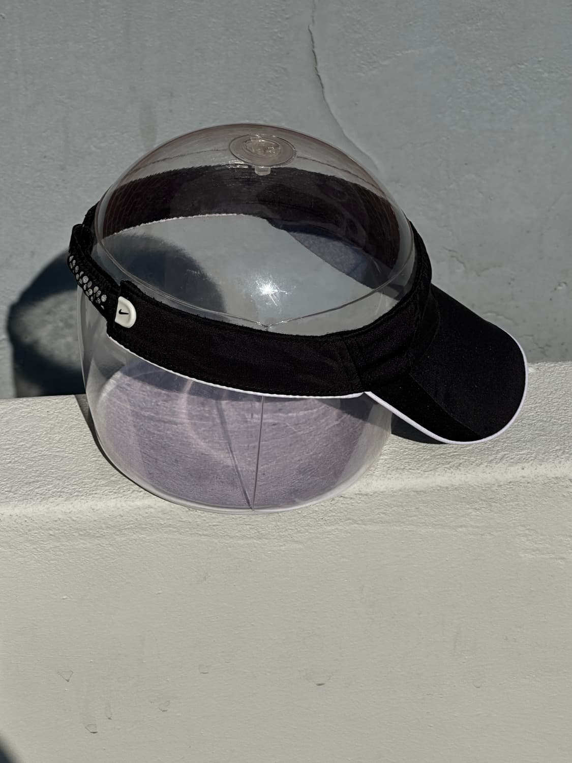 [F] 나이키 로고 블랙 썬바이저 썬캡 모자 상품이미지3