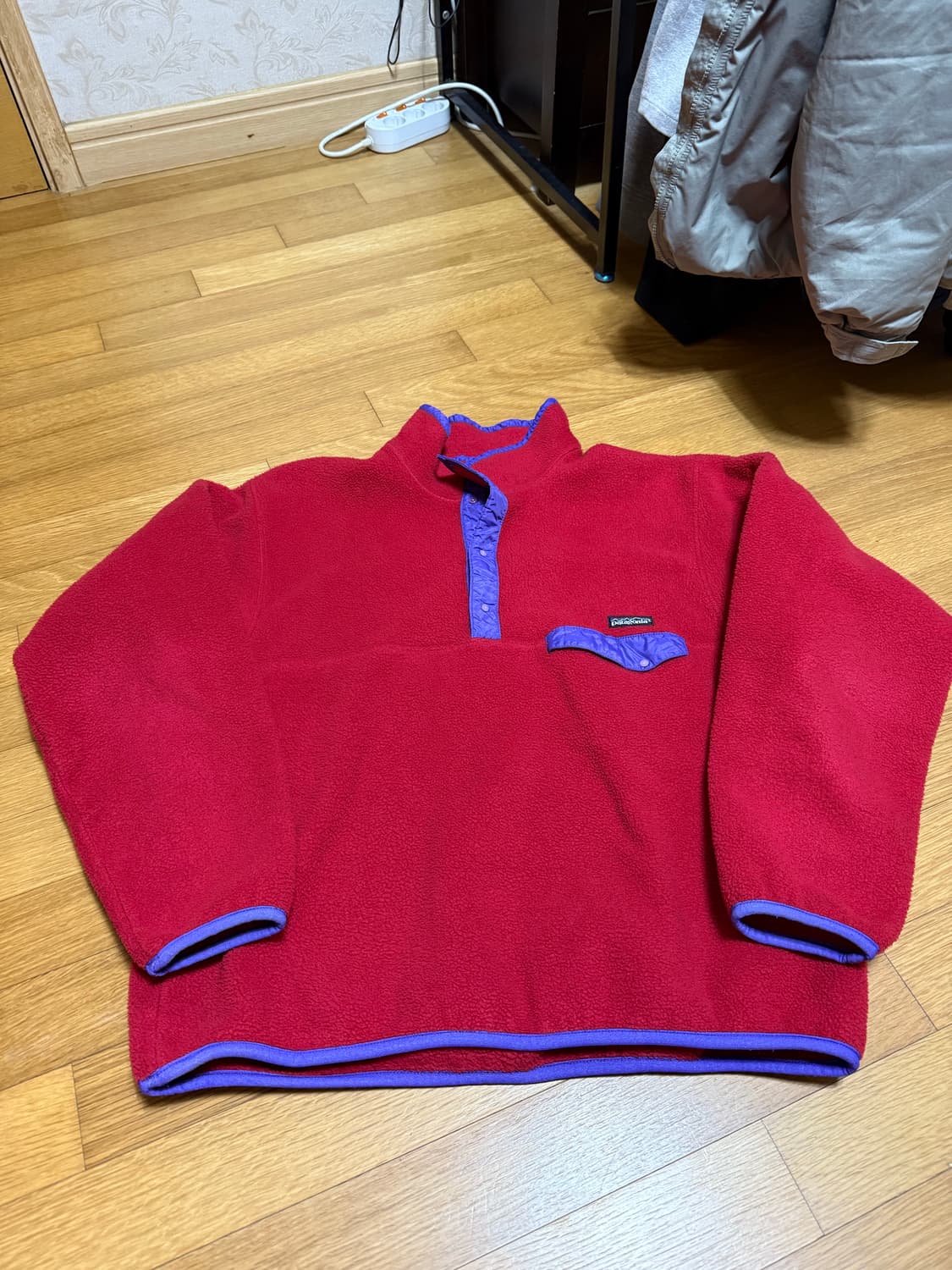 XL 파타고니아 빈티지 신칠라 레드 주머니 보라 상품이미지1