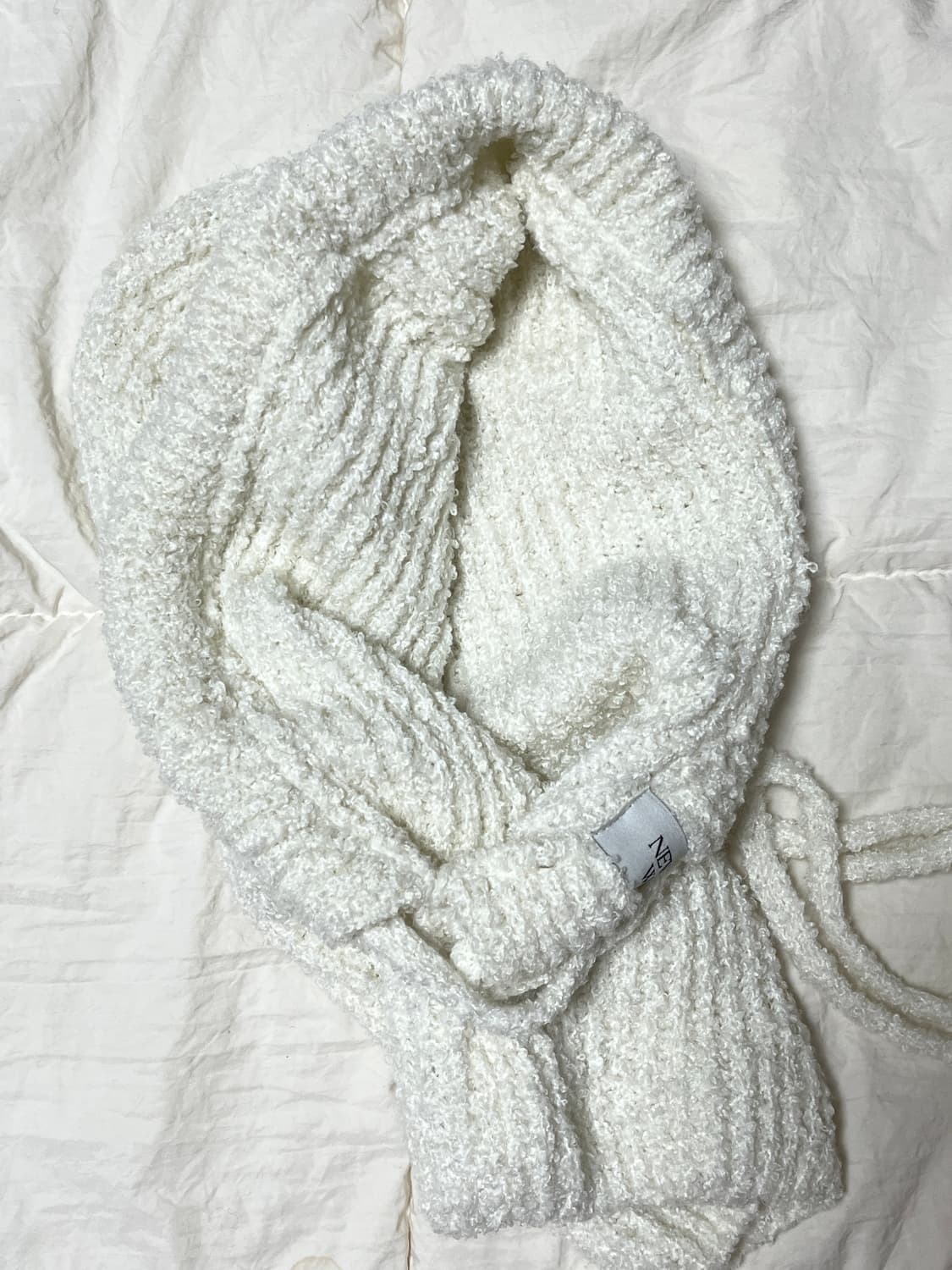 뉴욕웍스 스트링 소프트 부클 바라클라바 상품이미지2