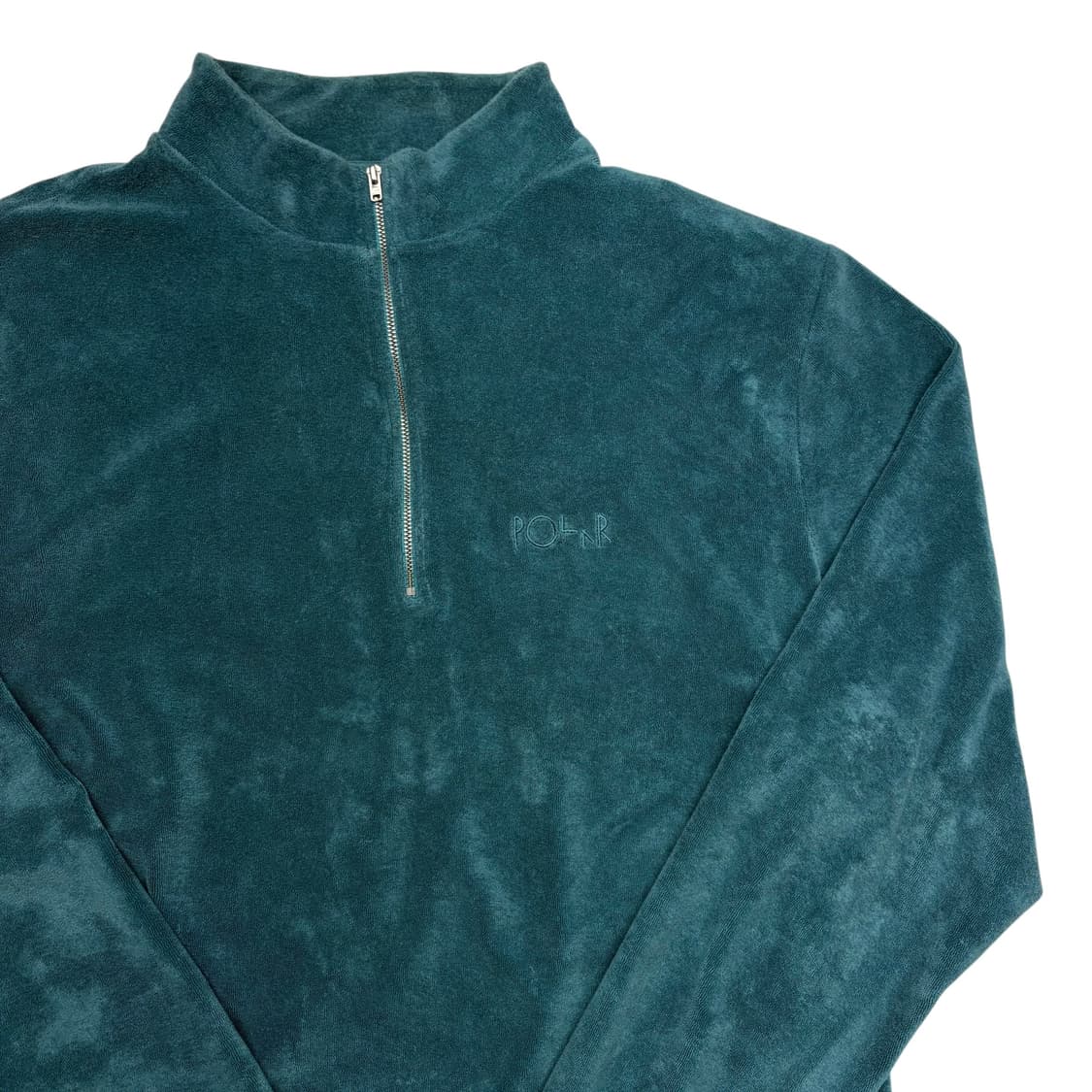 폴라 스케이트 그린 테리 하프 집업 L 상품이미지2