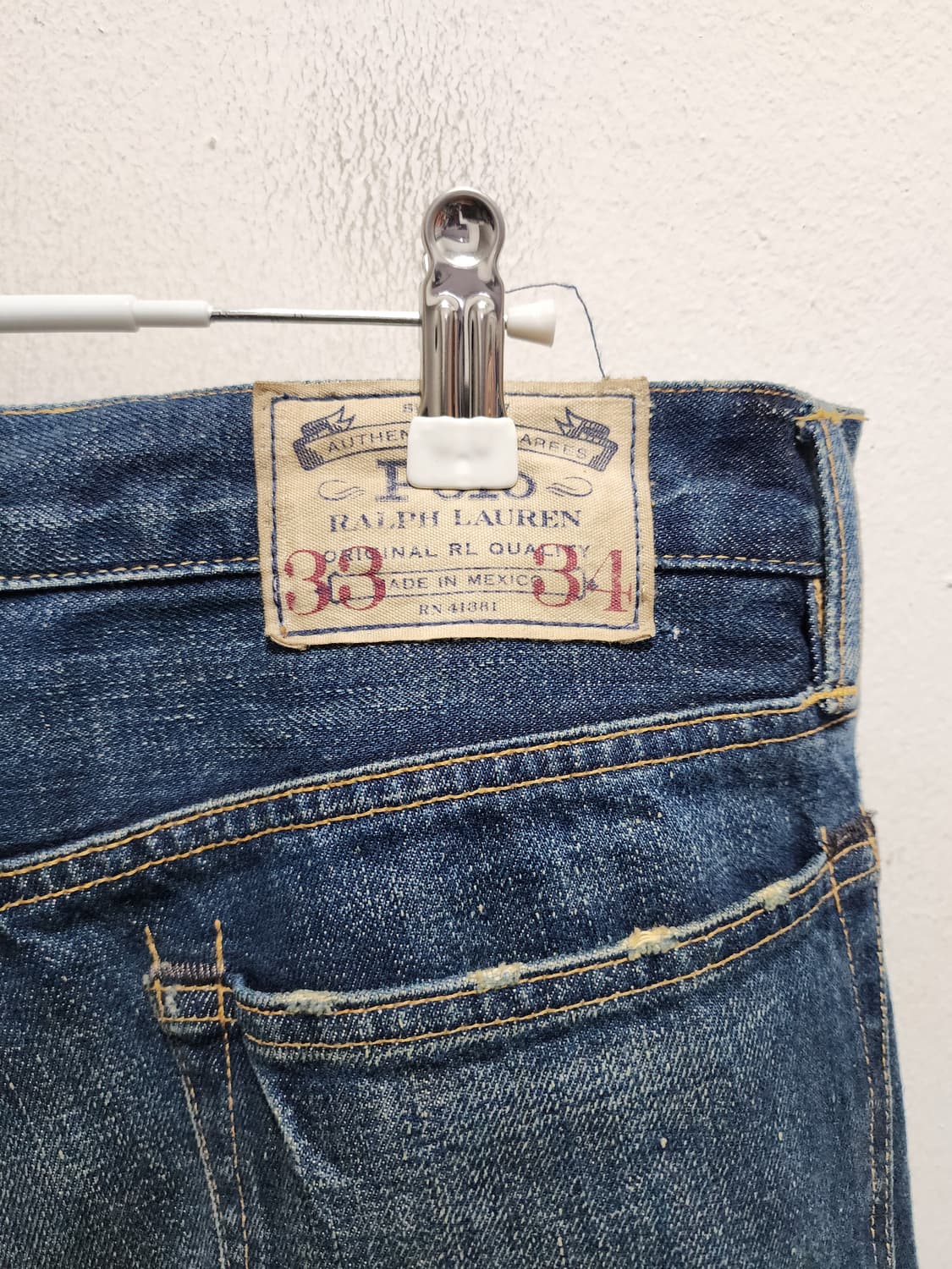폴로랄프로렌 셀비지 데님 청바지 상품이미지4