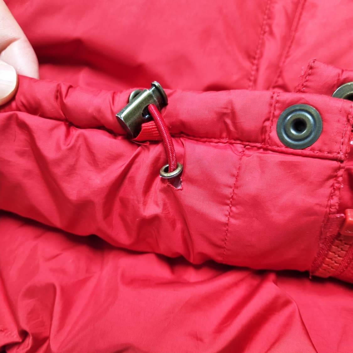 90s 빈티지 폴로랄프로렌 엘름우드 패딩 레드 - M 상품이미지9