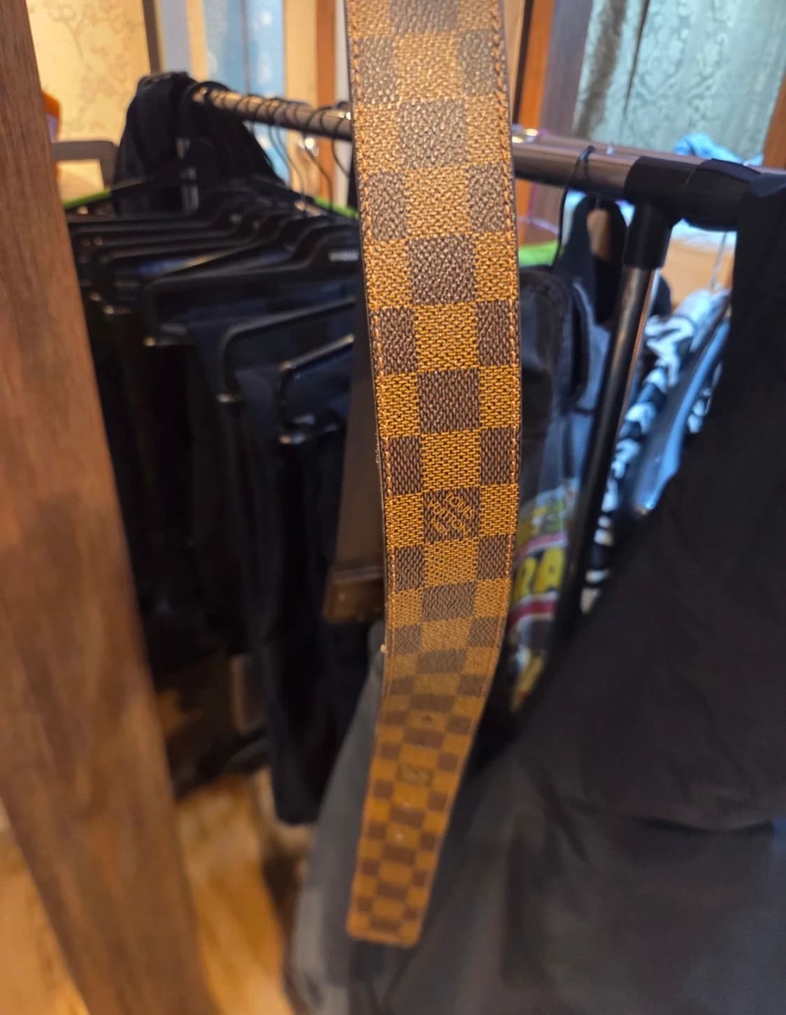 루이비통 다미에 에벤 LV 버클 브라운 벨트 90/36 상품이미지5