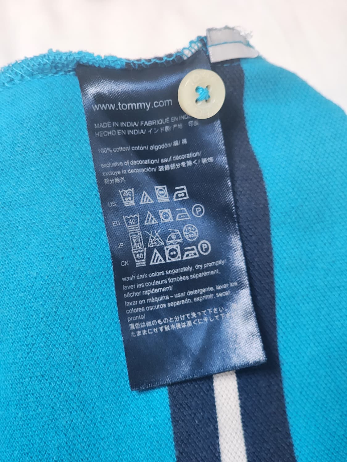 타미힐피거 스트라이프 카라티 M 거의 새상품 상품이미지6