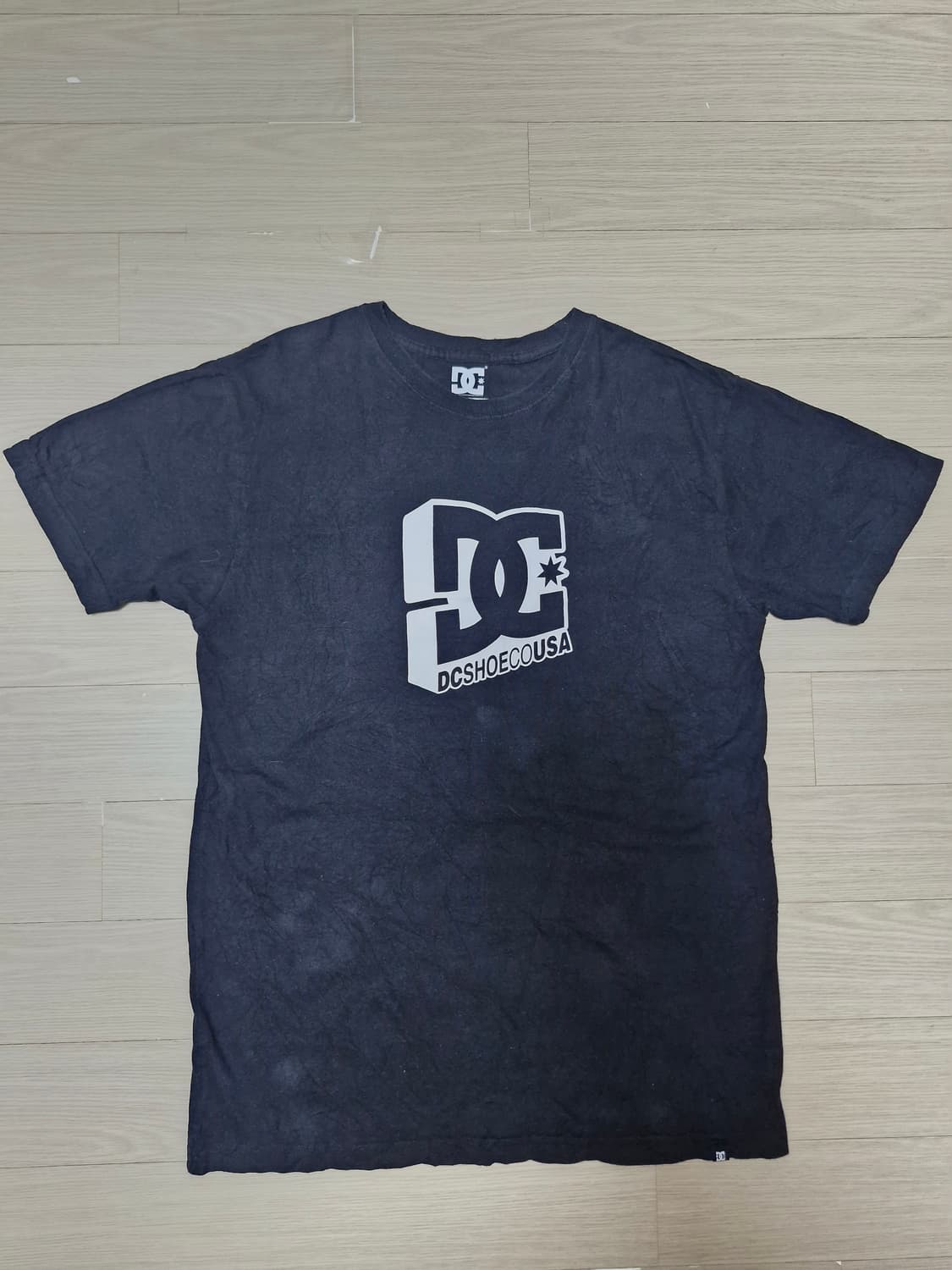[L] 00s DC SHOES 디씨 반팔 티셔츠 블랙 상품이미지1