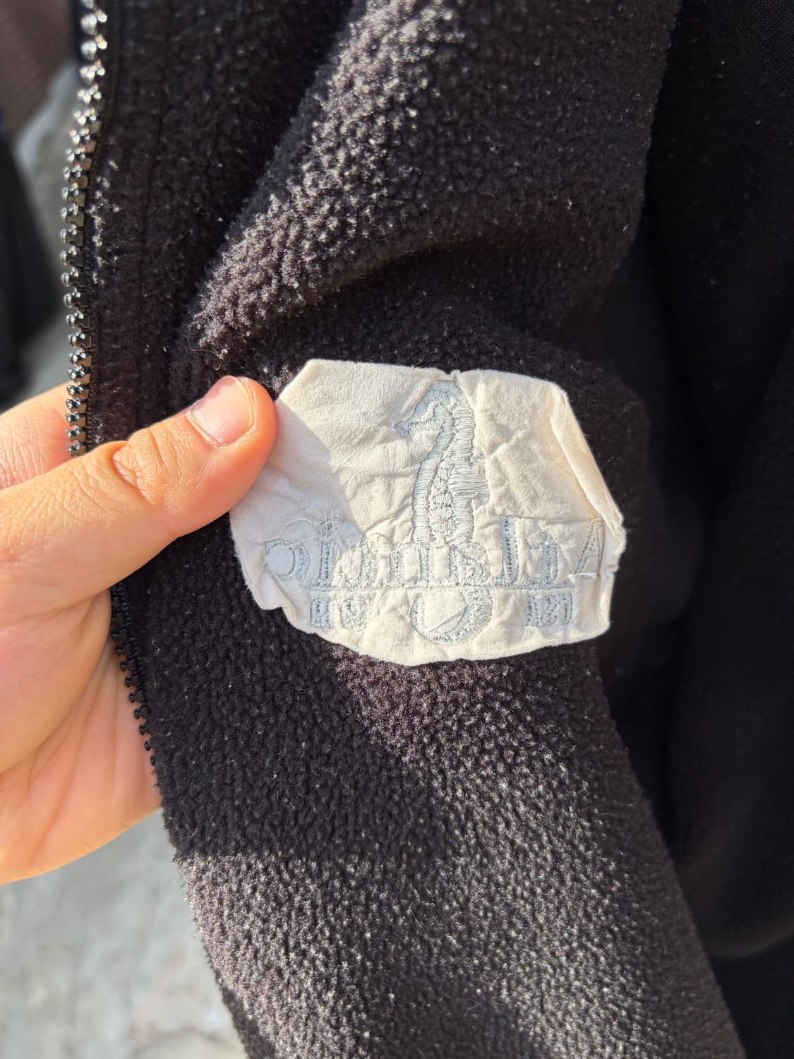 90s 파타고니아 자수 쉘드 신칠라 블랙 자켓 상품이미지4