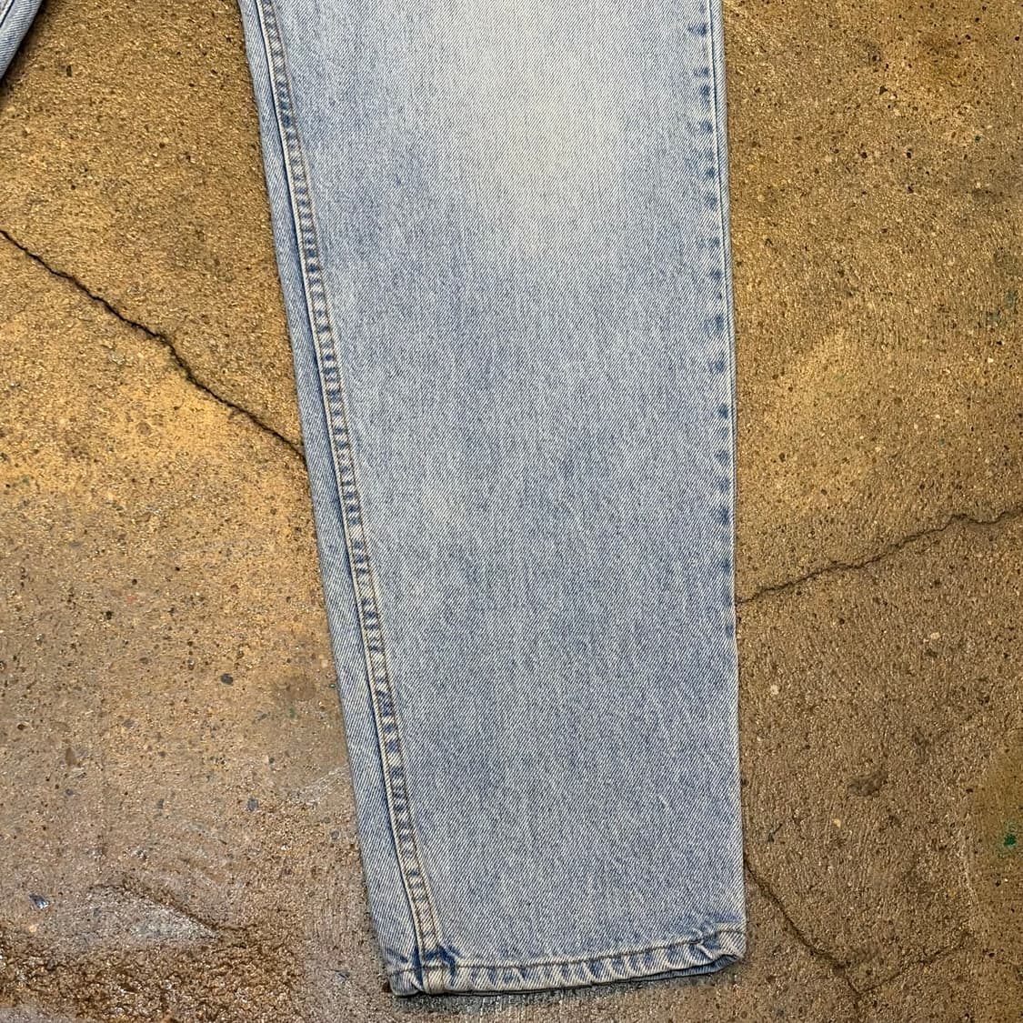 90s Made in USA  빈티지 리바이스 550 연청 청바지  상품이미지3