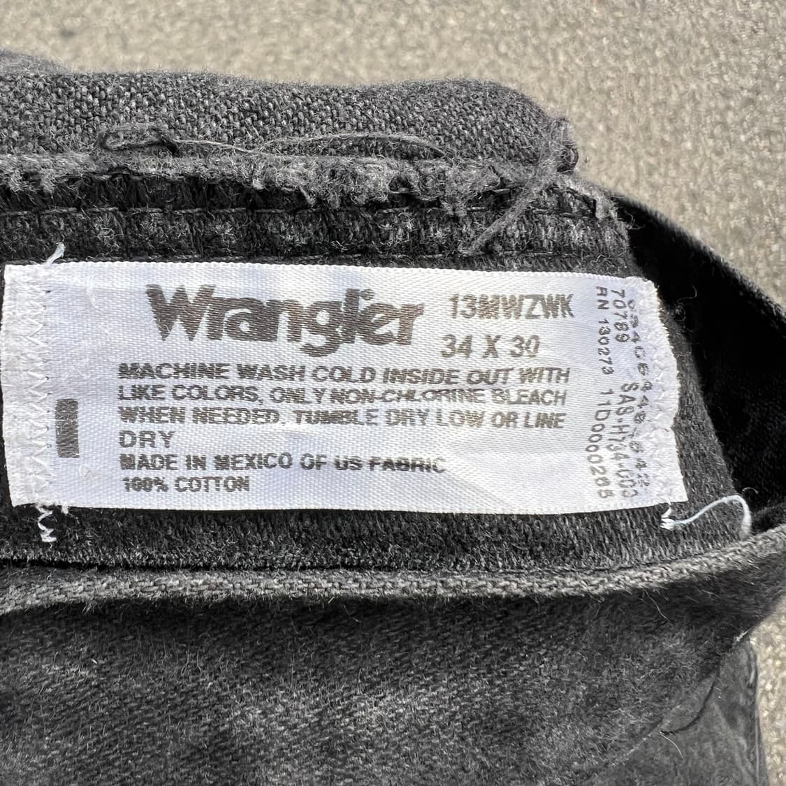 90‘s~00’s Wrangler 13MWZ 블랙진 상품이미지6