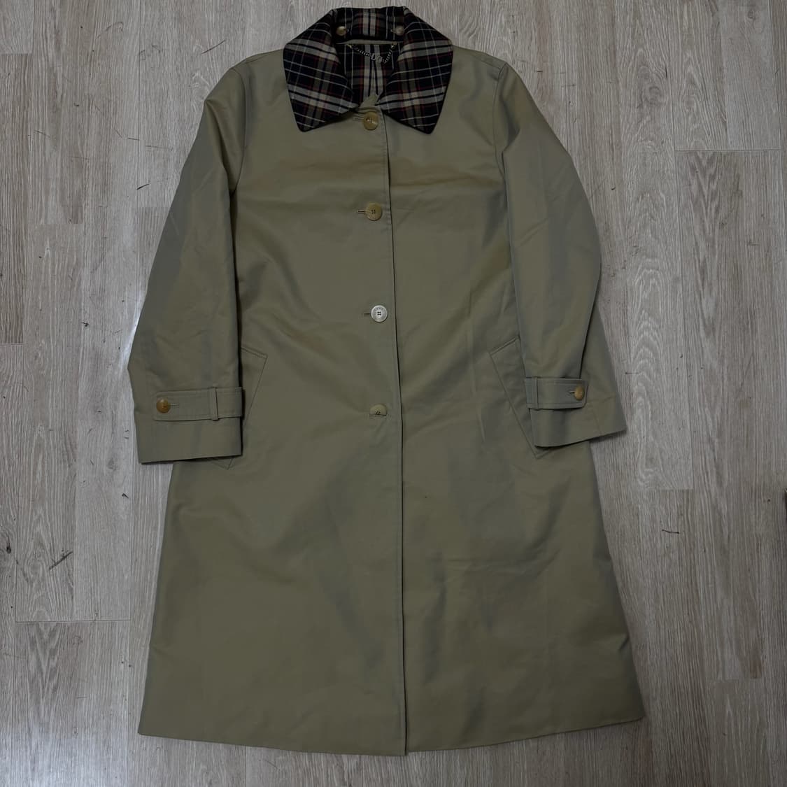 닥스 여성 클래식 체크 안감 트렌치코트 55-66  상품이미지1