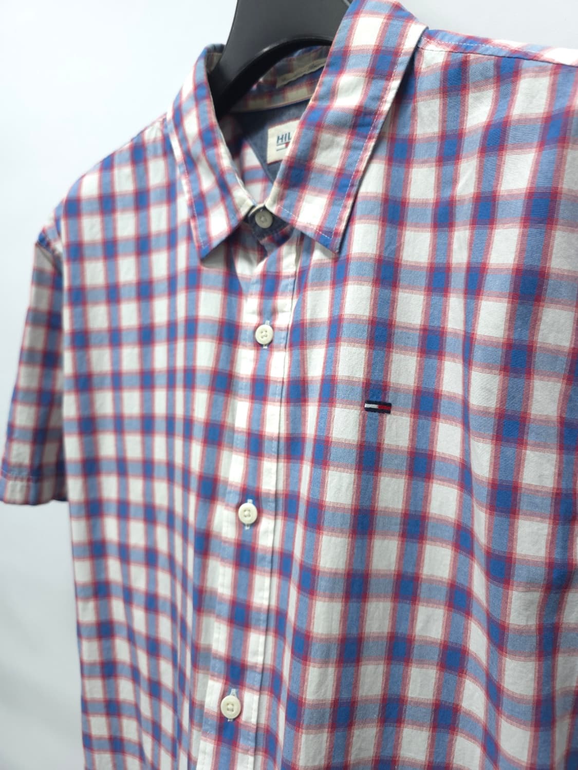 타미힐피거 남성 멀티 체크 반팔 셔츠(95~100) 상품이미지10