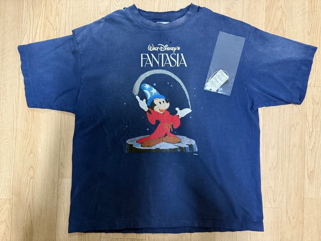 [xl] 세인트 미카엘 디즈니 판타지아 미키 티셔츠 상품이미지2