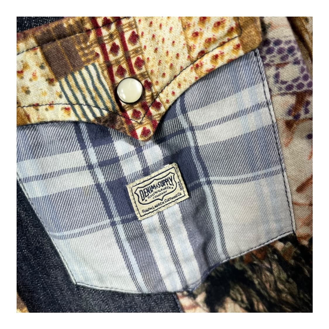 [Denim And Supply] 랄프로렌 패치워크 웨스턴 셔츠 상품이미지5