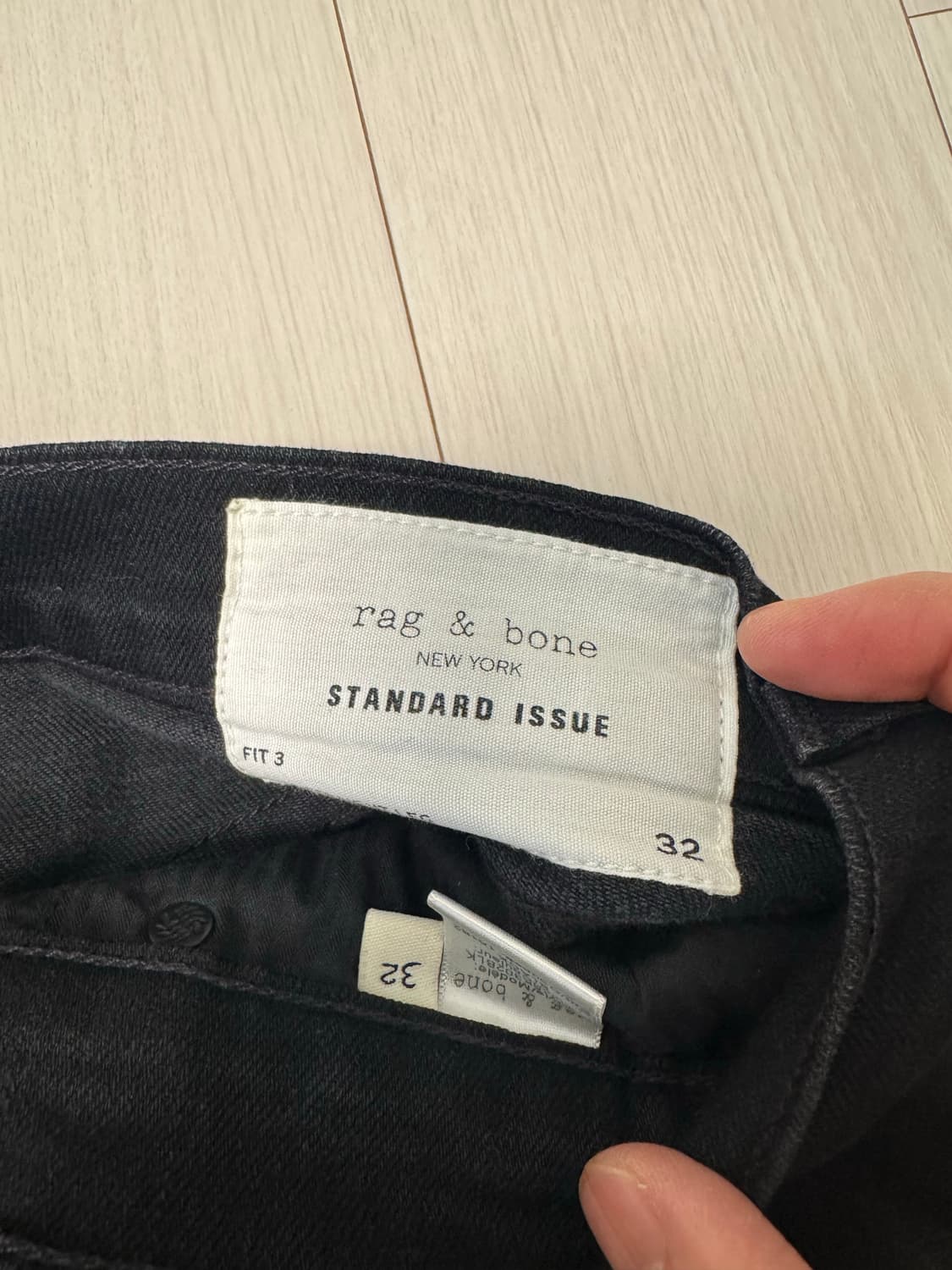 Rag&bone 랙앤본 블랙진 판매합니다. 상품이미지3