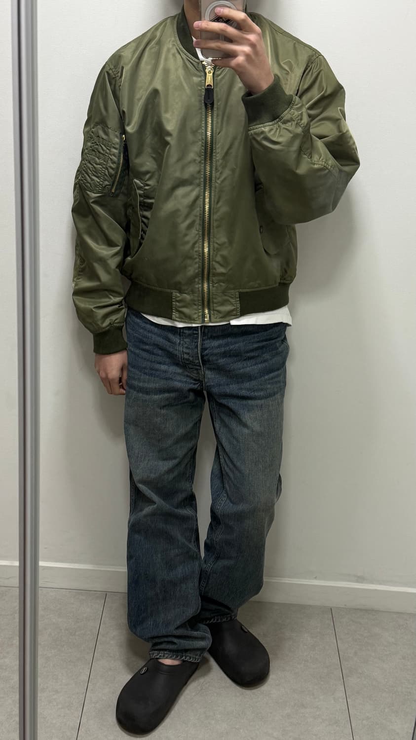 포스텍스 논패디드 빈티지 워시 마원 ma1 상품이미지1