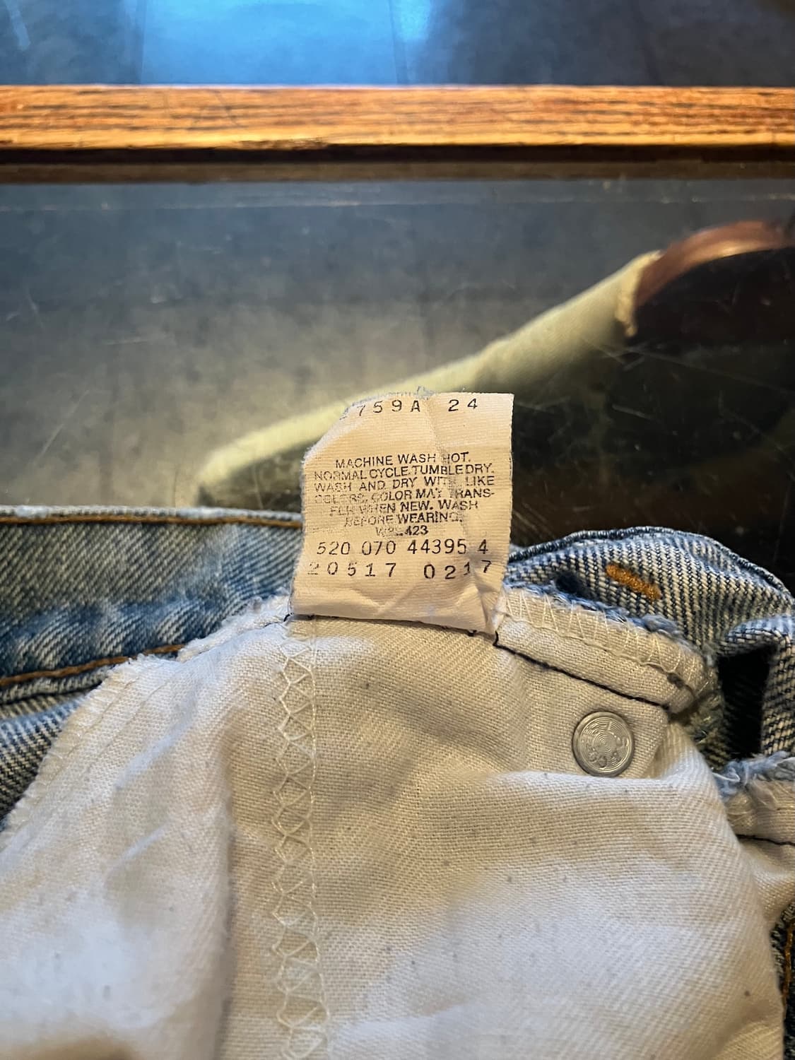 90s USA Levis 517 Boot Cut Denim Pants 상품이미지10