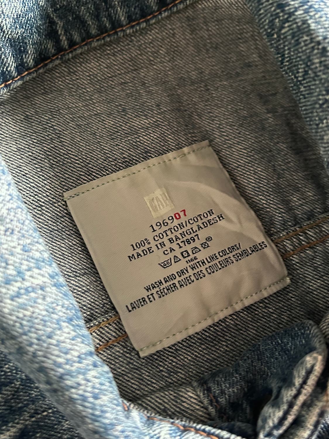 00s 갭 2세대 데님자켓 상품이미지4