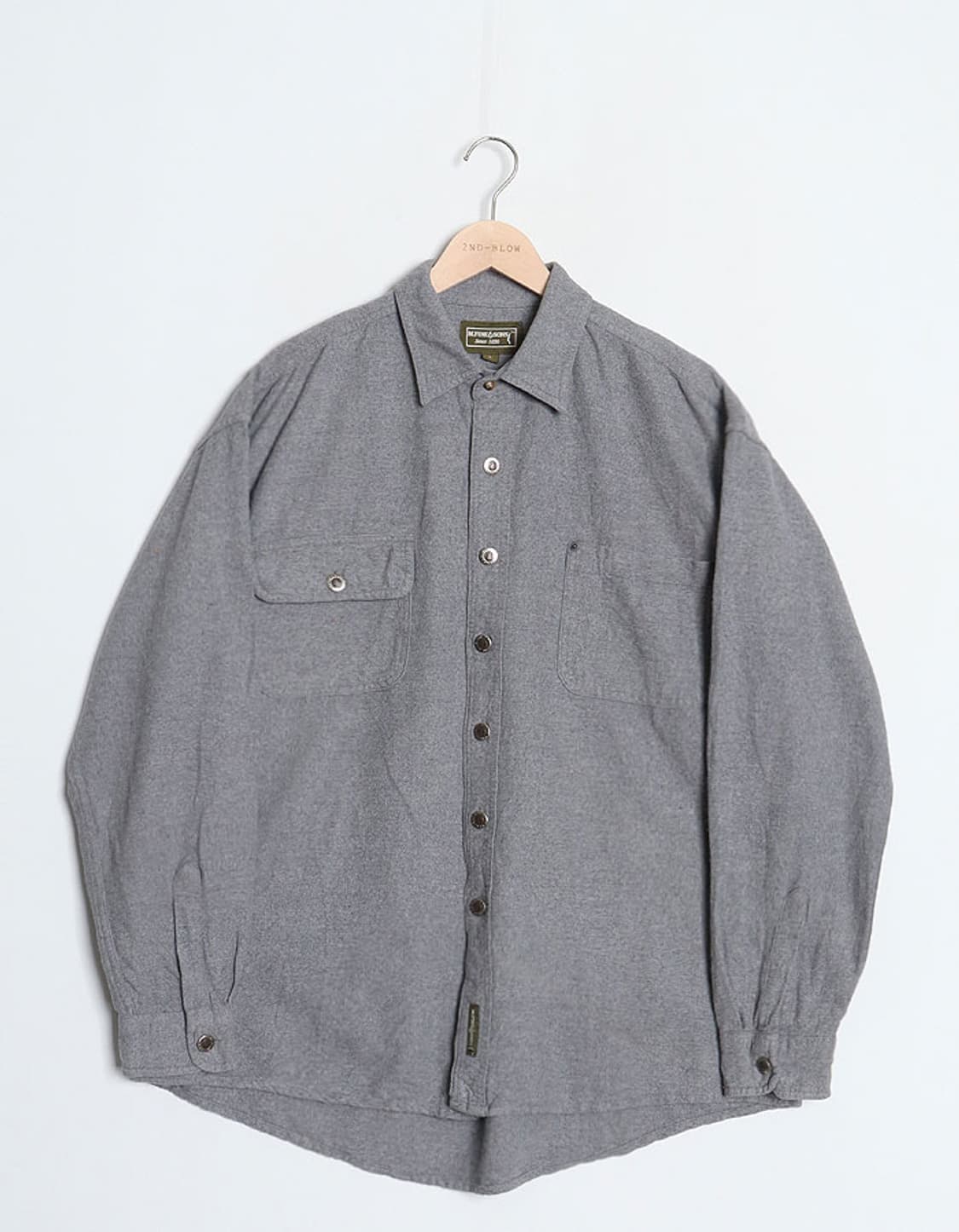  90's M.FINE&SONS Heavy Flannel Shirts 상품이미지1