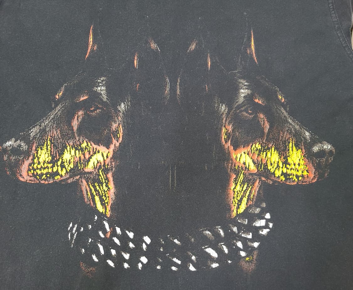 13년된 13fw 빈티지 지방시 도베르만 반팔티 XL 상품이미지6