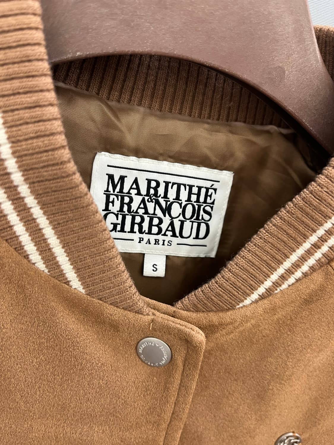 마리떼 프랑소와 저버 23FW 울 블렌드 바시티 재킷 공용 상품이미지4