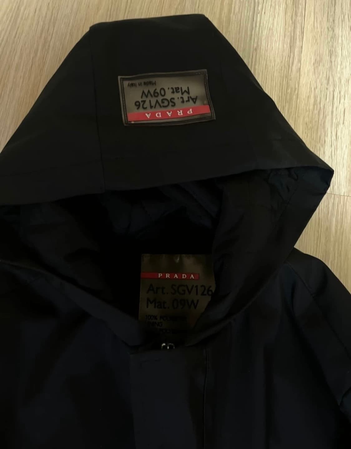 프라다 스포츠 후드 코트 상품이미지2