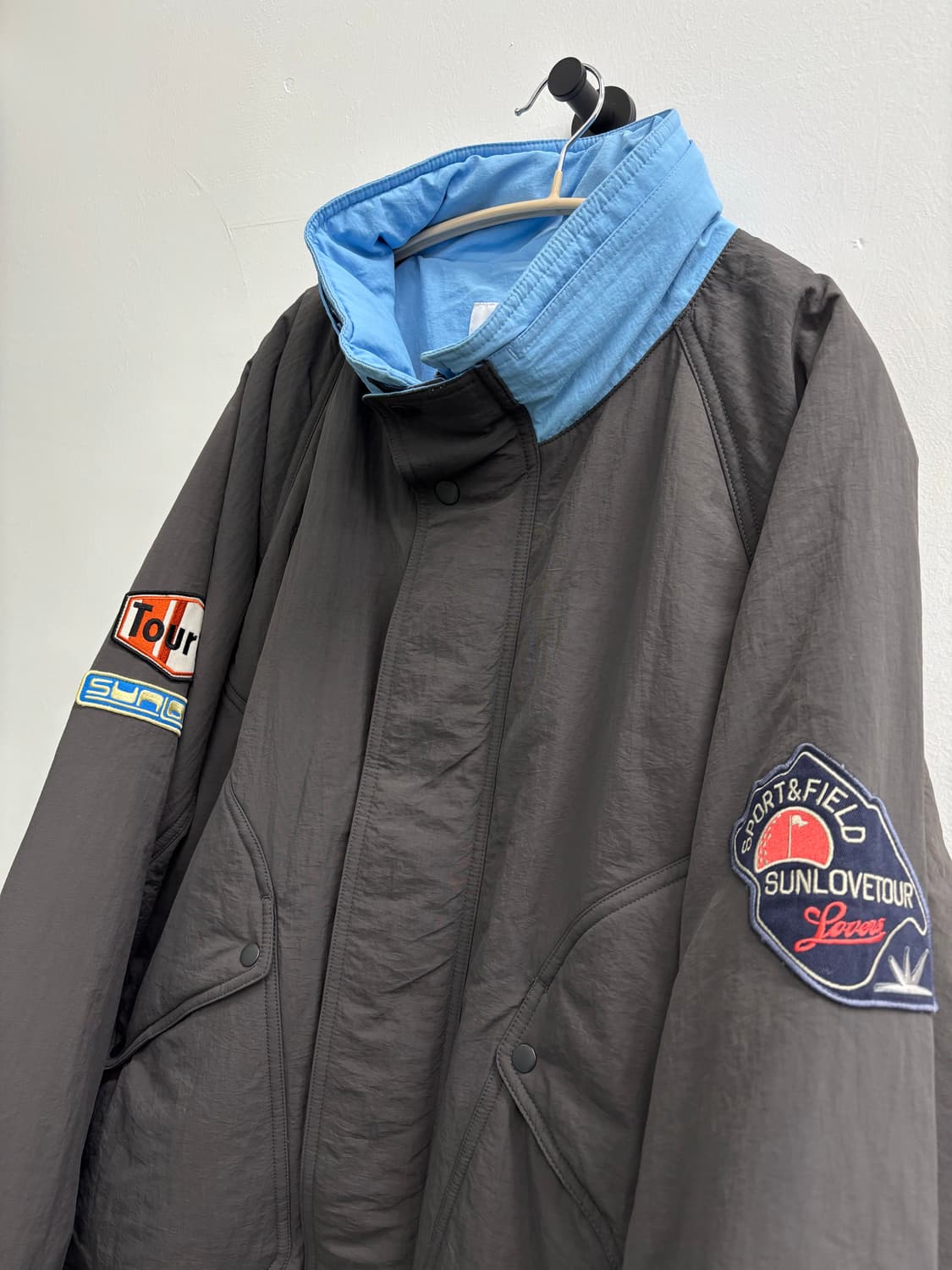 SUNLOVE 선러브 패치 디테일 패딩 자켓 상품이미지4