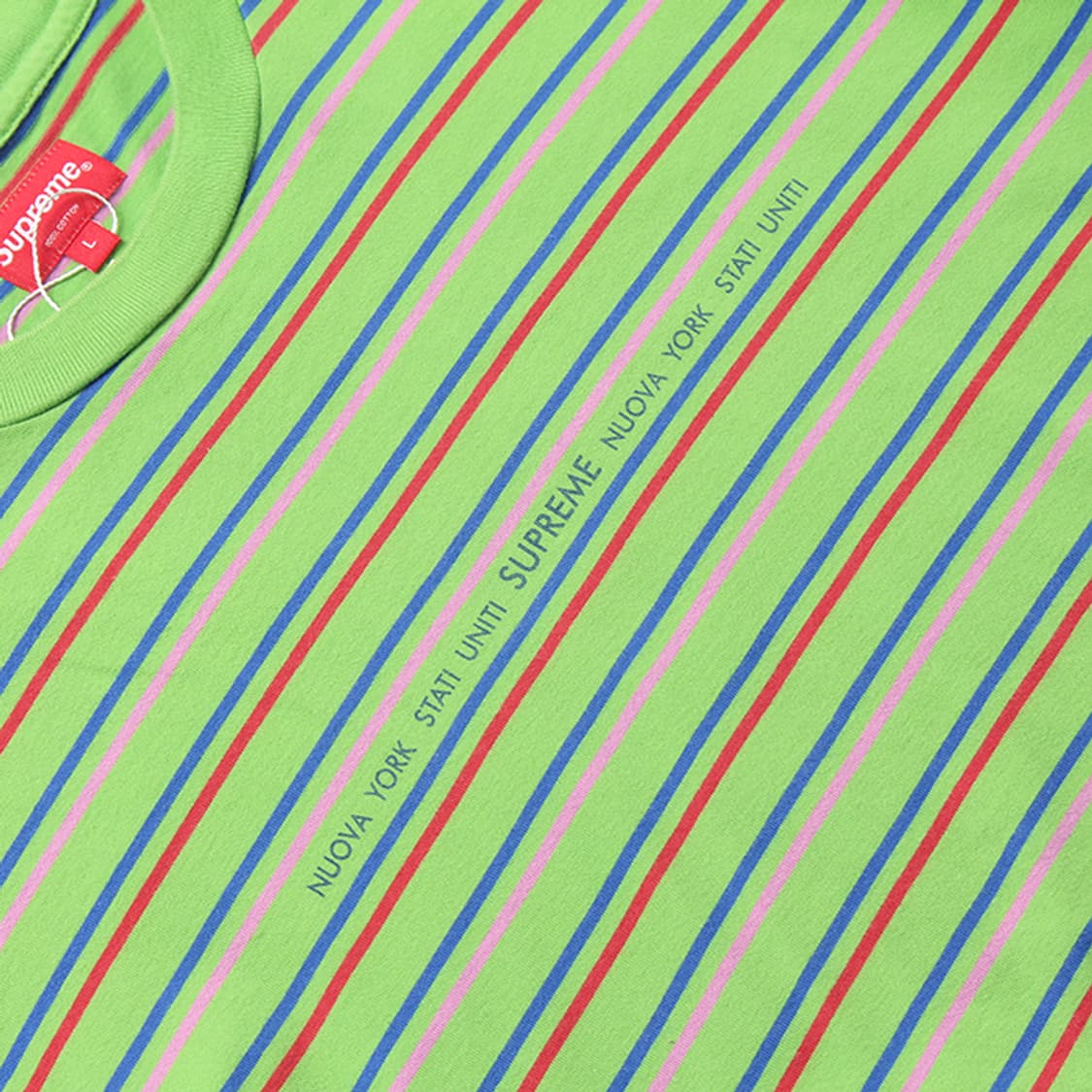  SUPREME "Green Stripe T-Shirts" 상품이미지3