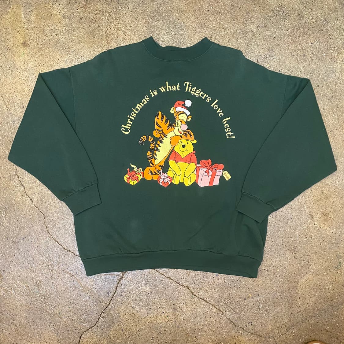 USA 미국 빈티지 초록 POOH 맨투맨 상품이미지1