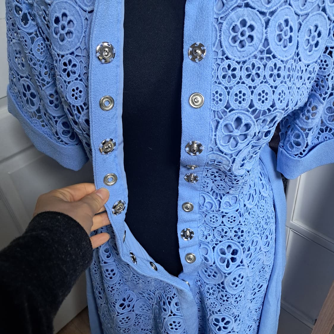 마쥬 레이스 원피스 1사이즈(약 44~날씬55)상태최상 상품이미지5